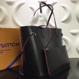 Louis Vuitton Epi Leather Neverfull MM tote M40932 Black Pink