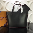 Louis Vuitton Epi Leather Neverfull MM tote M40932 Black Pink