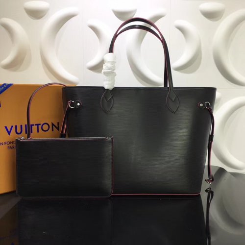 Louis Vuitton Epi Leather Neverfull MM tote M40932 Black Pink Louis Vuitton Epi Leather Neverfull MM tote M40932 Black Pink