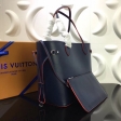 Louis Vuitton Epi Leather Neverfull MM tote M40932 Dark Blue
