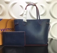 Louis Vuitton Epi Leather Neverfull MM tote M40932 Dark Blue