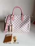 Louis Vuitton Damier Azur Speedy 30 Bandouliere N41373 Eau de Rose Pink
