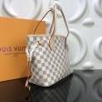 Louis Vuitton Damier Azur Canvas Neverfull PM tote M41362 Pink