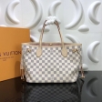 Louis Vuitton Damier Azur Canvas Neverfull PM tote M41362 Pink