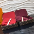Louis Vuitton Monogram Canvas Travel Nice Jewelry Case M43449 Purple