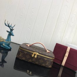 Louis Vuitton Monogram Canvas Travel Nice Jewelry Case M43449 Purple