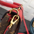 Louis Vuitton Monogram Canvas One Handle M43577 Red