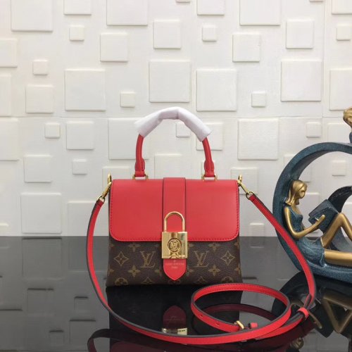 Louis Vuitton Monogram Canvas One Handle M43577 Red