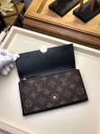 Louis Vuitton Monogram Canvas Flore Wallet M64585 Noir Black