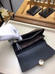 Louis Vuitton Monogram Canvas Flore Wallet M64585 Noir Black