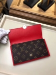 Louis Vuitton Monogram Canvas Flore Wallet M64585 Coquelicot
