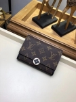 Louis Vuitton Monogram Canvas Flore Compact Wallet M64587 Noir Black