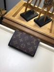 Louis Vuitton Monogram Canvas Flore Compact Wallet M64587 Noir Black