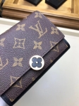 Louis Vuitton Monogram Canvas Flore Compact Wallet M64587 Noir Black