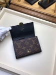 Louis Vuitton Monogram Canvas Flore Compact Wallet M64587 Noir Black