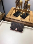Louis Vuitton Monogram Canvas Flore Compact Wallet M64587 Magnolia Rose Ballerine Pink