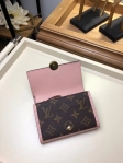Louis Vuitton Monogram Canvas Flore Compact Wallet M64587 Magnolia Rose Ballerine Pink
