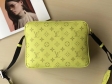 Louis Vuitton Taigarama Outdoor Messenger Bag Men M30239 Jaune Lime Green