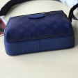 Louis Vuitton Taigarama Outdoor Messenger Bag Men M30242 Cobalt Navy Blue