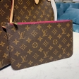 Louis Vuitton Monogram Canvas Neverfull GM Tote M40991 Fuchsia