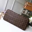Louis Vuitton Monogram Canvas Neverfull MM Tote Women M40995 Beige M40156