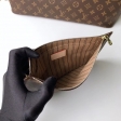 Louis Vuitton Monogram Canvas Neverfull MM Tote Women M40995 Beige M40156