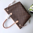 Louis Vuitton Monogram Canvas Neverfull MM tote M41177 Cerise Red