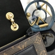 Louis Vuitton Monogram Canvas Victoire Chain Bag M41730 Noir