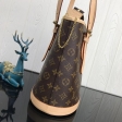 Louis Vuitton Monogram Canvas Compact Petit Bucket City Bag M42238