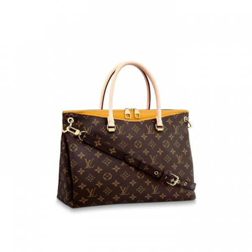 Louis Vuitton Monogram Canvas Pallas Top Handles M43424 Safran Imperial