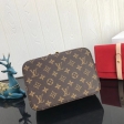 Louis Vuitton Monogram Canvas Travel Nice Jewelry Case M43449 Red