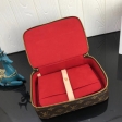 Louis Vuitton Monogram Canvas Travel Nice Jewelry Case M43449 Red