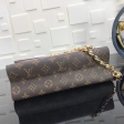 Louis Vuitton Monogram Canvas Victoire Chain Bag M43475 Taupe Glace