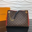 Louis Vuitton Monogram Canvas Surene MM M43773 Cerise Red