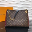 Louis Vuitton Monogram Canvas Surene MM M43864 Bordeaux Red