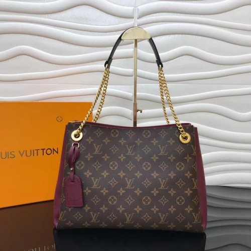 Louis Vuitton Monogram Canvas Surene MM M43864 Bordeaux Red Louis Vuitton Monogram Canvas Surene MM M43864 Bordeaux Red