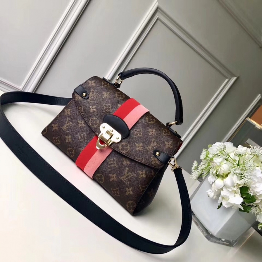 Louis Vuitton Monogram Georges BB M43866 Coquelicot Peche