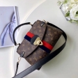 Louis Vuitton Monogram Georges BB M43867 Marine Cerise