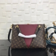 Louis Vuitton Monogram Canvas V TOTE MM M43949 Bordeaux