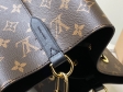 Louis Vuitton Luxury Monogram Canvas and Leather Handbag Neonoe M44020 Black