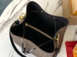 Louis Vuitton Luxury Monogram Canvas and Leather Handbag Neonoe M44020 Black