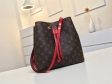 Louis Vuitton Monogram NéoNoé MM Bucket Bag Women M44021 Poppy