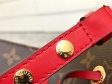 Louis Vuitton Monogram NéoNoé MM Bucket Bag Women M44021 Poppy