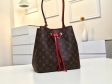 Louis Vuitton Monogram NéoNoé MM Bucket Bag Women M44021 Poppy