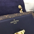 Louis Vuitton Monogram Canvas Victoire Chain Bag M44038 Bleu Marine