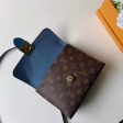 Louis Vuitton Monogram Canvas Locky BB Bag M44321 Bleu Jean Blue