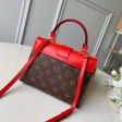 Louis Vuitton Monogram Canvas Locky BB Bag M44322 Coquelicot Red
