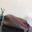 Louis Vuitton Monogram Canvas Flower Zipped Tote MM M44348 Bordeaux Red