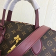 Louis Vuitton Monogram Canvas Flower Zipped Tote MM M44348 Bordeaux Red