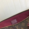 Louis Vuitton Monogram Canvas Flower Zipped Tote MM M44348 Bordeaux Red